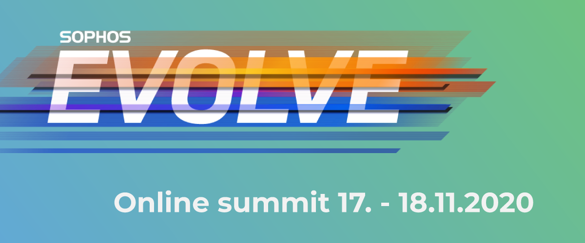 Pozvánka na Sophos Evolve Summit – 17. – 18.11. online